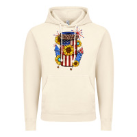 Vintage Artic 4th of july coffee cup Vintage Hoodie - JahusDesignShop
