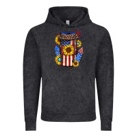 Vintage Black 4th of july coffee cup Vintage Hoodie - JahusDesignShop