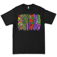 Black mardi gras brush strokes king cake and craw fish Premium Tee - RanaPortraitStore