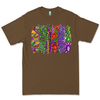 Cacao mardi gras brush strokes king cake and craw fish Premium Tee - RanaPortraitStore