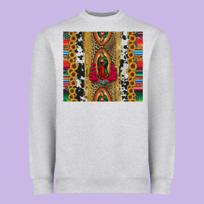Lady Of Guadalupe Heavyweight Sweatshirt Designed By Jasminsmagicworld