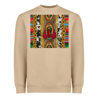Mushroom lady of Guadalupe Heavyweight Sweatshirt - Jasminsmagicworld