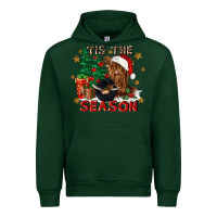Forest Green tis the season Urban Hoodie - CowGirlArtShop