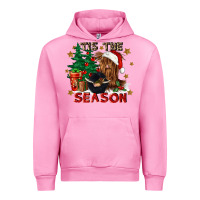Fuchsia Pink tis the season Urban Hoodie - CowGirlArtShop