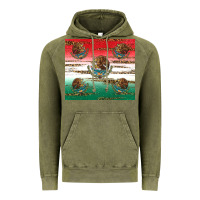 Vintage Olive Mexican Flag Vintage Hoodie - RanaPortraitStore