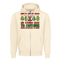 Sandshell where the tree tops glisten Zipper Hoodie - MaliasSmallBusiness