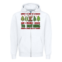 White where the tree tops glisten Zipper Hoodie - MaliasSmallBusiness