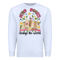 White read books change the world artiststas Premium Sweatshirt - Artiststas