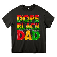 Asphalt dope black dad with stars Heavy Core Tee - texasbilliewilder