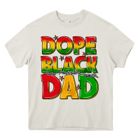 Cream dope black dad with stars Heavy Core Tee - texasbilliewilder