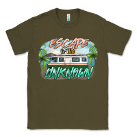 Army Green escape to the unknown Classic Tee - NancyCooperArtShop