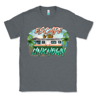 Charcoal Heather escape to the unknown Classic Tee - NancyCooperArtShop
