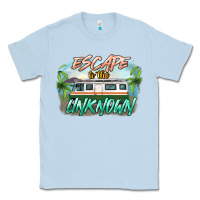 Dusty Blue escape to the unknown Classic Tee - NancyCooperArtShop