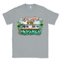 Heather Grey escape to the unknown Classic Tee - NancyCooperArtShop