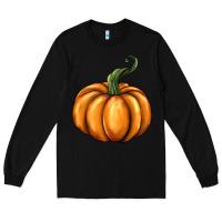 Black pumpkin Long Sleeve Tee - BarkalooDesign
