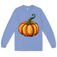 Colony Blue pumpkin Long Sleeve Tee - BarkalooDesign