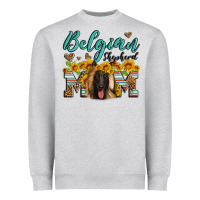 Heather Grey belgian shepherd mom Heavyweight Sweatshirt - Artiststas