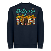 Navy belgian shepherd mom Heavyweight Sweatshirt - Artiststas