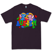 Plum autism stitch with lilo Premium Tee - AdoDesignShop