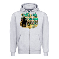Heather Grey pretty girls walk like this Zipper Hoodie - NancyCooperArtShop