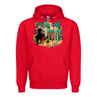Red pretty girls walk like this Zipper Hoodie - NancyCooperArtShop