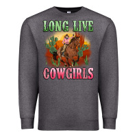 Charcoal Heather long live cowgirls artiststas Premium Sweatshirt - Artiststas