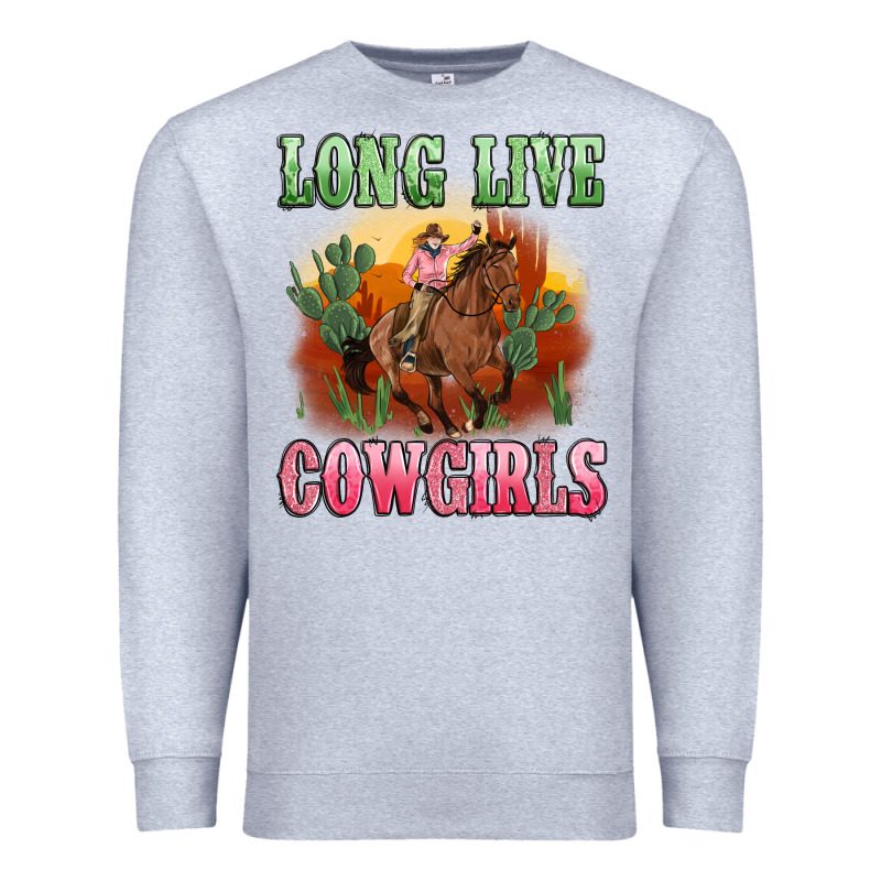 Long Live Cowgirls Artiststas Premium Sweatshirt by Artiststas | Teevron