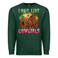 Sports Green long live cowgirls artiststas Premium Sweatshirt - Artiststas