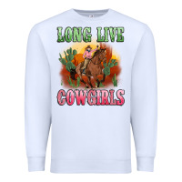 White long live cowgirls artiststas Premium Sweatshirt - Artiststas