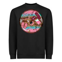 Black nurse round earrings Heavyweight Sweatshirt - BundleAndBundleShop