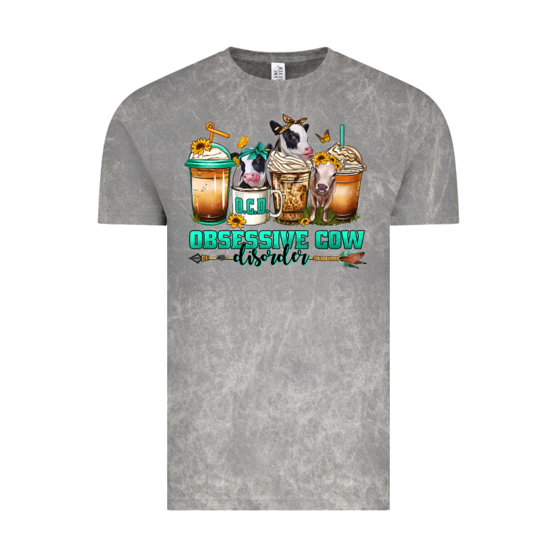 Ocd Obsessive Cow Disorder Coffee Cups Vintage Tee by Jasminsmagicworld | Teevron