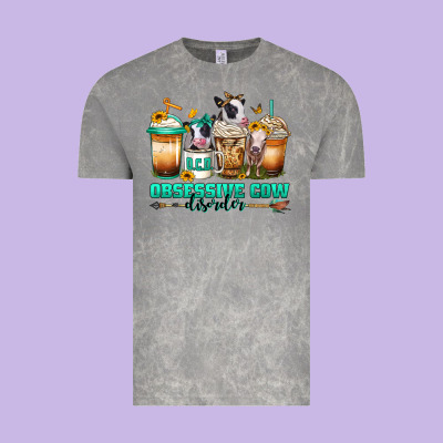 Ocd Obsessive Cow Disorder Coffee Cups Vintage Tee Designed By Jasminsmagicworld