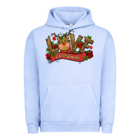 Pigment Grape Ice love christmas reindeer Urban Hoodie - CowGirlArtShop