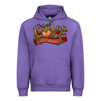 Tulip love christmas reindeer Urban Hoodie - CowGirlArtShop