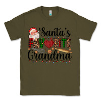 Army Green santa's favorite grandma Classic Tee - AdoDesignShop