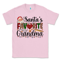 Bubblegum Pink santa's favorite grandma Classic Tee - AdoDesignShop
