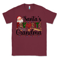 Burgundy santa's favorite grandma Classic Tee - AdoDesignShop