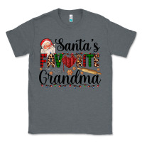 Charcoal Heather santa's favorite grandma Classic Tee - AdoDesignShop