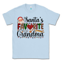 Dusty Blue santa's favorite grandma Classic Tee - AdoDesignShop
