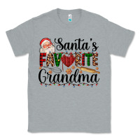 Heather Grey santa's favorite grandma Classic Tee - AdoDesignShop
