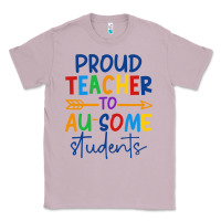Lilac Proud teacher to au-some students Classic Tee - CowhideDigitalArt