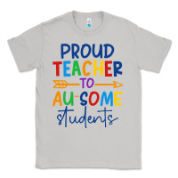 Moon Dust Proud teacher to au-some students Classic Tee - CowhideDigitalArt