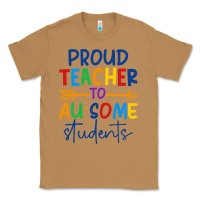 Toasted Coconut Proud teacher to au-some students Classic Tee - CowhideDigitalArt