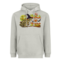 Moon Dust Trick Or Treat With Frog Heavyweight Hoodie - LillyAllenDesigns