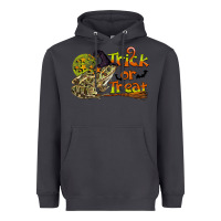 Smoke Trick Or Treat With Frog Heavyweight Hoodie - LillyAllenDesigns