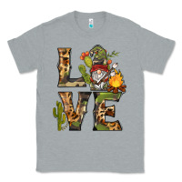 Heather Grey love camping gnome Classic Tee - BarkalooDesign