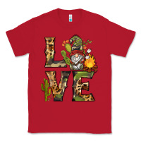 Red love camping gnome Classic Tee - BarkalooDesign