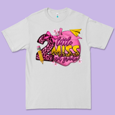 Little Miss 2nd Grade Premium Tee Designed By Texasbilliewilder