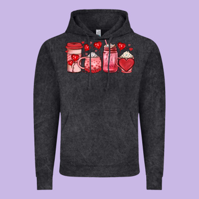 Valentines Day Coffee Vintage Hoodie Designed By Jahusdesignshop
