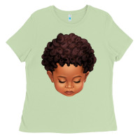 Matcha cute afro boy Ladies Tee - texasbilliewilder